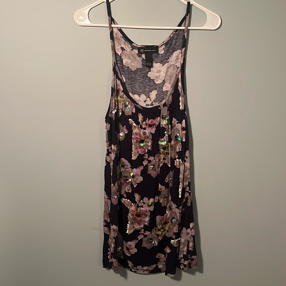 INC Floral Tank Top